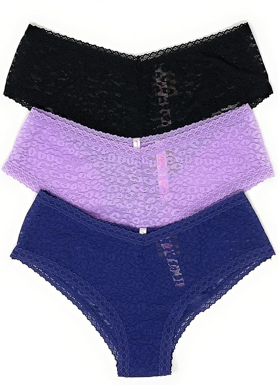 victoria's secret 粉色脸颊内裤 3 件套